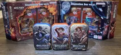 One Piece TCG Lot - Illustration Box Vol. 5 & 6 - Tin Pack Set Vol. 2 - Image 1
