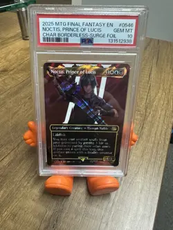 2025 MTG Final Fantasy Noctis, Prince Of Lucis Surge Foil PSA 10 - Image 1
