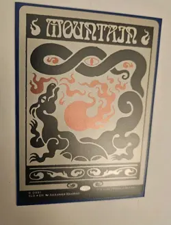 MTG Mountain FOIL Secret Lair Drop Bonus Card 0891 Basic Land - Image 2