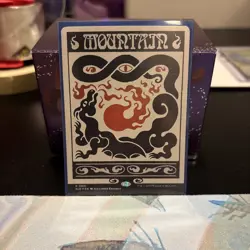 MTG x1 Mountain 0891 Secret Lair Foil NM - Image 1