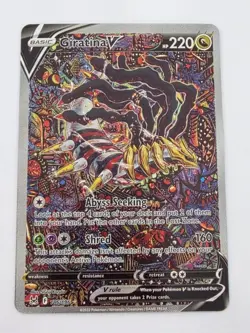 Giratina V Alt Art #186/196 Lost Origin Holo Pokemon Card TCG Pack Fresh NM+ - Image 1