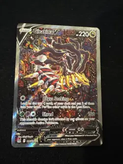 Giratina V Alt Art #186/196 Lost Origin Holo Pokemon Card TCG Pack Fresh NM+ - Image 1