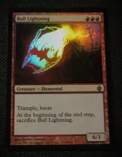 MTG FOIL BALL LIGHTNING PDS Fire and Lightning - Image 1