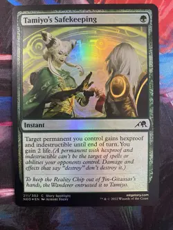 Tamiyo's Safekeeping Kamigawa: Neon Dynasty Foil - Image 1