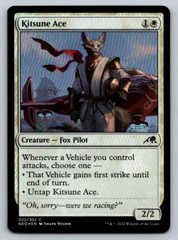 Kitsune Ace Kamigawa: Neon Dynasty Foil - Image 1