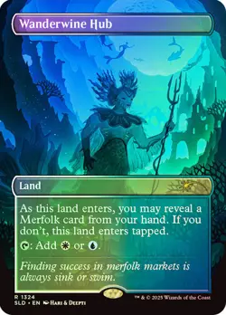 Magic The Gathering MTG WANDERWINE HUB FOIL Secret Lair NM Near Mint - Image 1