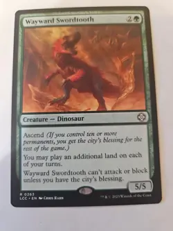 MTG - The Lost Caverns of Ixalan - Wayward Swordtooth - NM - NF - Image 1