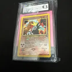 CGC 9.5 MINT+ Entei 2001 Black Star Promos 34 Reverse Holo Pokemon Card - Image 4