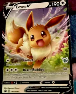 Pokemon Card Pikachu V Thunderbolt 200 HP 190 Basic - Image 2