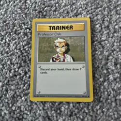 Professor Oak - Near Mint NM 88/102 Trainer 1999 Base Set Unlimited Pokemon - Image 1