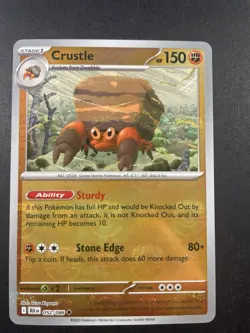 Pokemon - Crustle (Master Ball Pattern) - 052/086 - SV: Black Bolt (BLK) - Image 1