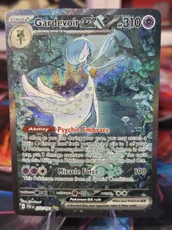 Pokemon 2024 SV Paldean Fates Gardevoir EX 233/091 Special Illustration Rare NM - Image 1