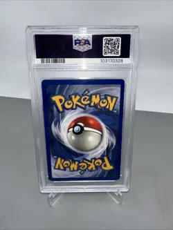 1999 POKEMON BASE SET UNLIMITED#7 HITMONCHAN-HOLO PSA 6 - Image 2