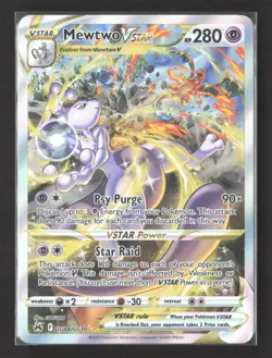 Pokemon 2023 Crown Zenith Mewtwo VSTAR #GG44/GG70 - Image 1