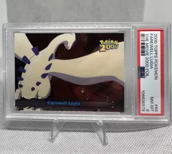 2000 TOPPS POKEMON THE MOVIE 2000 FOIL #68 FAREWELL LUGIA PSA 9 - Image 1