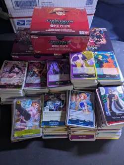 Huge One Piece CCG TCG Bulk Card Lot Rare Alt Art SR SEC OP 01-13 - Image 1