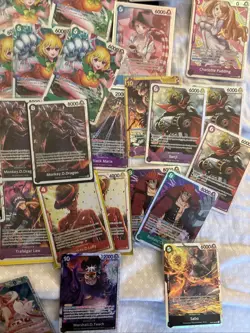 Bandai English One Piece Trading Card Game TCG Huge Lot Bundle SR SEC Promos 60+ - Image 5