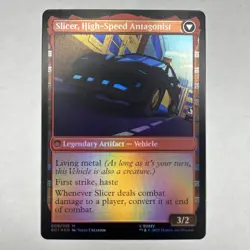 MTG: Slicer, Hired Muscle - Slicer, High-Speed Antagonist #006/115 Mythic Foil - Image 1