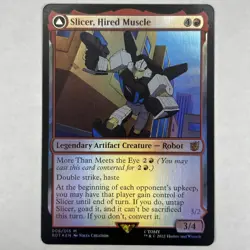 MTG: Slicer, Hired Muscle - Slicer, High-Speed Antagonist #006/115 Mythic Foil - Image 2