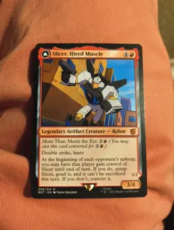 Slicer, Hired Muscle Universes Beyond: Transformers NM MTG Card - Image 1