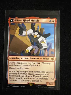 MTG Slicer, Hired Muscle Bot 006/015 NM Regular Mythic - Image 1