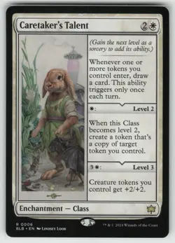 MTG Caretaker's Talent Normal Bloomburrow # 6 NM - Image 1