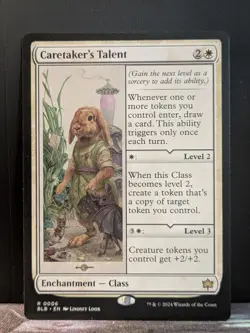 Bloomburrow CARETAKER'S TALENT (Recent Pull, Brand New, Unplayed) - Image 1