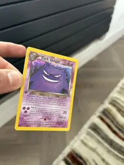 Pokemon Cards: Neo Destiny 1st Edition Rare Holo: Dark Gengar 6/105 CLEAN - Image 2