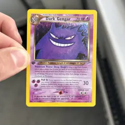 Pokemon Cards: Neo Destiny 1st Edition Rare Holo: Dark Gengar 6/105 CLEAN - Image 4