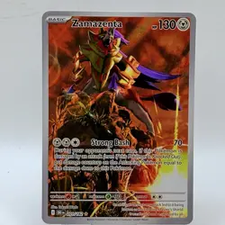 Zamazenta 201/182 Destined Rivals Illustration Rare Full Art Pokemon TCG Card NM - Image 1