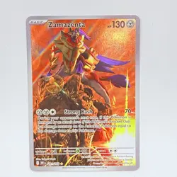 Zamazenta 201/182 Destined Rivals Illustration Rare Full Art Pokemon TCG Card NM - Image 5