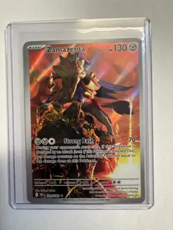 Pokemon TCG Zamazenta 201/182 Destined Rivals Illustration Rare Pokemon Card NM - Image 1