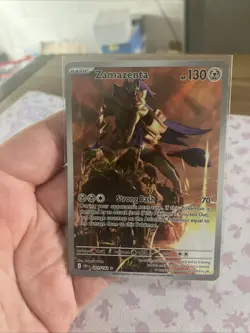 Zamazenta 201/182 Destined Rivals Illustration Rare Full Art Pokemon TCG Card NM - Image 1