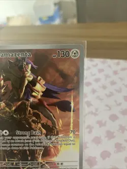 Zamazenta 201/182 Destined Rivals Illustration Rare Full Art Pokemon TCG Card NM - Image 4