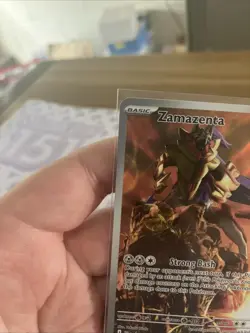 Zamazenta 201/182 Destined Rivals Illustration Rare Full Art Pokemon TCG Card NM - Image 5