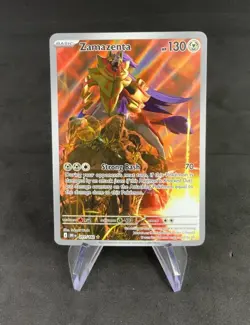Zamazenta 201/182 Illustration Rare Holo - Pokemon TCG Card Destined Rivals NM+ - Image 1