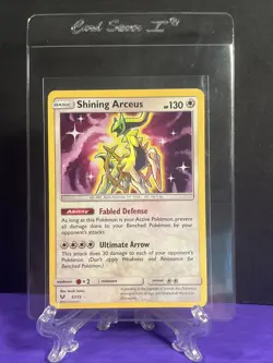Pokemon TCG SHINING ARCEUS 57/73 Shining Legends Holo NM/M English US - Image 1