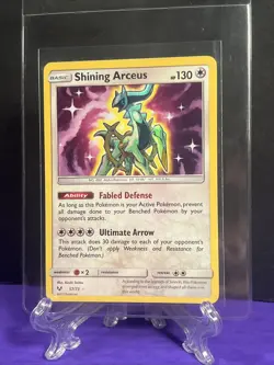 Pokemon TCG SHINING ARCEUS 57/73 Shining Legends Holo NM/M English US - Image 3