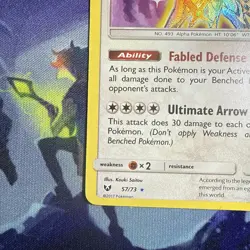 Pokemon TCG Shining Arceus Shining Legends Holo Card 57/73 NM Condition - Image 5