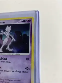 Pokemon Mewtwo TCG LV. 42 Holo Rare Card 11/146 Legends Awakened 2008 - Image 2