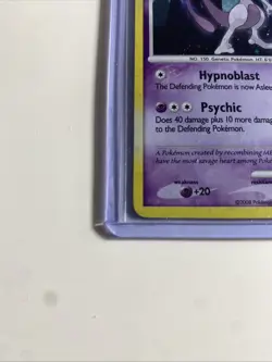 Pokemon Mewtwo TCG LV. 42 Holo Rare Card 11/146 Legends Awakened 2008 - Image 4