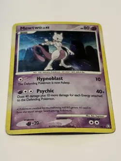 Pokemon Mewtwo TCG Reverse Holo Rare Card 11/146 Legends Awakened - Image 2