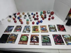Lot Of 44 Bakugan Battle Brawlers 12 Metal Cards & 2 Paper Cards - Image 1