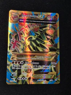 Pokemon Card Primal Groudon EX 97/98 Full Art Gold FA Ancient Origins LP 2015 - Image 3