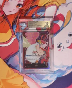 One Piece Uta Gold Leader EB02 25th Collection OP06-001 BGS 10 POP 2 - Image 1