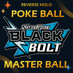 Pokemon TCG Black Bolt Near Mint Poke Ball & Master Ball Holo Singles - English - Image 1