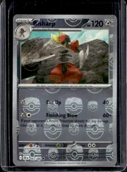 2025 Pokemon SV Black Bolt Bisharp Reverse Holo Master Ball Uncommon #065/086 - Image 1