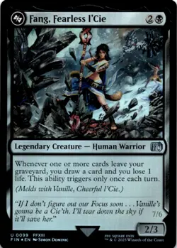 MTG Fang, Fearless l'Cie Foil NM FINAL FANTASY Magic 99 - Image 1
