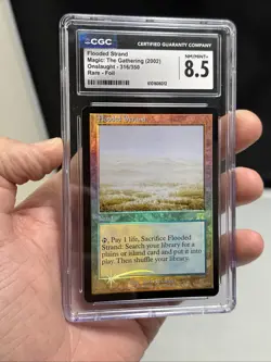 Flooded Strand (316/350) Onslaught FOIL (very Rare!) Graded CGC 8.5 - Image 1