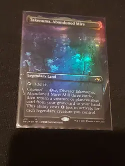 Mtg Takenuma Abandoned Mire (Full Art Foil) Pack Fresh - Image 1